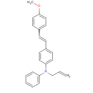 391624-20-7  Benzenamine, 4-[2-(4-methoxyphenyl)ethenyl]-N-phenyl-N-2-propenyl-