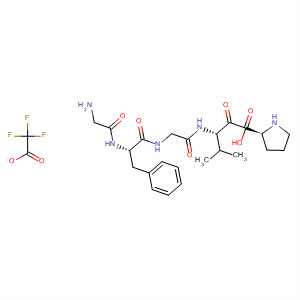 391640-14-5  L-Proline, 1-[N-[N-(N-glycyl-L-phenylalanyl)glycyl]-L-valyl]-,mono(trifluoroacetate)