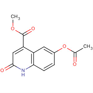391668-87-4  4-Quinolinecarboxylic acid, 6-(acetyloxy)-1,2-dihydro-2-oxo-, methylester 391668-87-4  4-Quinolinecarboxylic acid, 6-(acetyloxy)-1,2-dihydro-2-oxo-, methylester