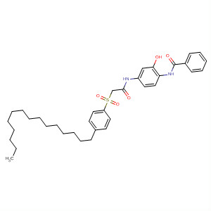 391668-97-6  Benzamide,N-[2-hydroxy-4-[[[(4-pentadecylphenyl)sulfonyl]acetyl]amino]phenyl]-