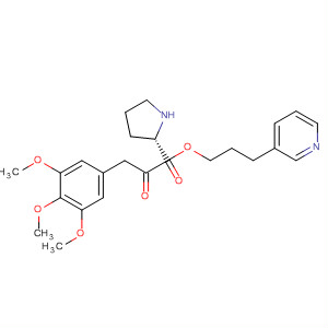 391669-37-7  L-Proline, 1-[(3,4,5-trimethoxyphenyl)acetyl]-, 3-(3-pyridinyl)propyl ester
