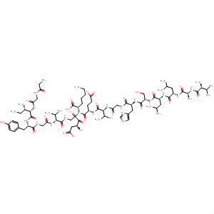 391669-71-9  L-Lysine,L-valyl-L-alanyl-L-leucyl-L-leucyl-L-seryl-L-histidylglycyl-L-valyl-L-a-glutamylglycylglycyl-L-isoleucyl-L-tyrosylglycyl-L-valyl-L-a-aspartylglycyl-