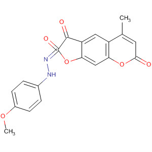 391671-63-9  7H-Furo[3,2-g][1]benzopyran-2,3,7-trione, 5-methyl-,2-[(4-methoxyphenyl)hydrazone]
