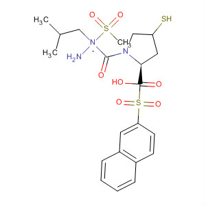391672-39-2  L-Proline, 4-mercapto-1-(2-naphthalenylsulfonyl)-,2-(2-methylpropyl)-2-(methylsulfonyl)hydrazide, (4R)-