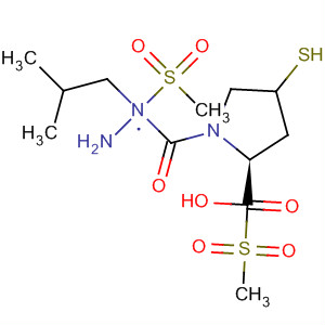 391672-43-8  L-Proline, 4-mercapto-1-(methylsulfonyl)-,2-(2-methylpropyl)-2-(methylsulfonyl)hydrazide, (4R)-