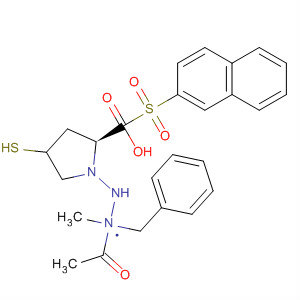 391672-89-2  L-Proline, 4-mercapto-1-(2-naphthalenylsulfonyl)-,1,2-dimethyl-2-(phenylmethyl)hydrazide, (4R)-