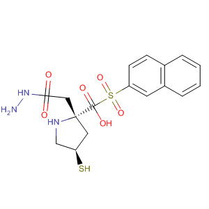 391673-24-8  L-Proline, 4-mercapto-1-(2-naphthalenylsulfonyl)-, 2-acetylhydrazide,(4R)-