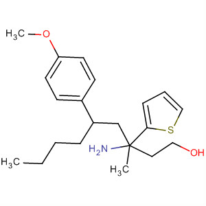 391676-78-1  2-Thiophenebutanol, b-amino-5-[5-(4-methoxyphenyl)pentyl]-b-methyl-