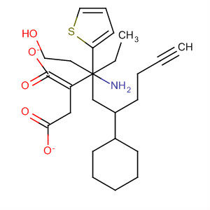 391677-66-0  2-Thiophenebutanol, b-amino-5-(5-cyclohexyl-1-pentynyl)-b-ethyl-,(2Z)-2-butenedioate (salt)
