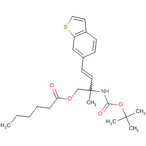 391678-29-8  Hexanoic acid,(2R,3E)-4-benzo[b]thien-6-yl-2-[[(1,1-dimethylethoxy)carbonyl]amino]-2-methyl-3-butenyl ester