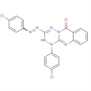 391679-23-5  6H-1,2,4,5-Tetrazino[6,1-b]quinazolin-6-one,1-(4-chlorophenyl)-3-[(4-chlorophenyl)azo]-1,2-dihydro-