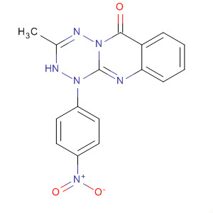 391679-25-7  6H-1,2,4,5-Tetrazino[6,1-b]quinazolin-6-one,1,2-dihydro-3-methyl-1-(4-nitrophenyl)-
