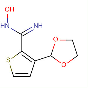 391681-07-5  2-Thiophenecarboximidamide, 3-(1,3-dioxolan-2-yl)-N-hydroxy-