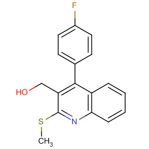 391681-90-6  3-Quinolinemethanol, 4-(4-fluorophenyl)-2-(methylthio)-
