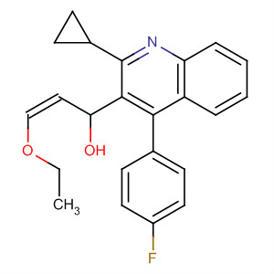 391681-95-1  3-Quinolinemethanol,2-cyclopropyl-a-[(1Z)-2-ethoxyethenyl]-4-(4-fluorophenyl)-