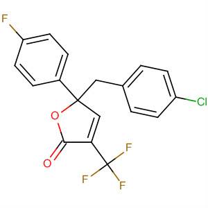 391683-72-0  2(5H)-Furanone,5-[(4-chlorophenyl)methyl]-5-(4-fluorophenyl)-3-(trifluoromethyl)-