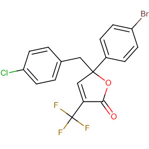 391683-74-2  2(5H)-Furanone,5-(4-bromophenyl)-5-[(4-chlorophenyl)methyl]-3-(trifluoromethyl)-