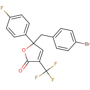 391683-78-6  2(5H)-Furanone,5-[(4-bromophenyl)methyl]-5-(4-fluorophenyl)-3-(trifluoromethyl)-