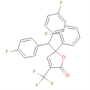 391683-86-6  2(5H)-Furanone,5-[bis(4-fluorophenyl)methyl]-5-(2-fluorophenyl)-3-(trifluoromethyl)-