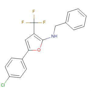 391683-90-2  2-Furanamine, 5-(4-chlorophenyl)-N-(phenylmethyl)-3-(trifluoromethyl)-