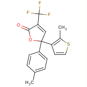 391683-93-5  2(5H)-Furanone,5-(4-methylphenyl)-5-(2-methyl-3-thienyl)-3-(trifluoromethyl)-