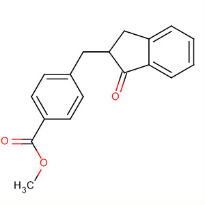 39172-65-1  Benzoic acid, 4-[(2,3-dihydro-1-oxo-1H-inden-2-yl)methyl]-, methyl ester