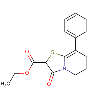 391858-14-3  5H-Thiazolo[3,2-a]pyridine-2-carboxylic acid,2,3,6,7-tetrahydro-3-oxo-8-phenyl-, ethyl ester