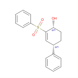 391858-23-4  2-Cyclohexen-1-ol, 4-phenyl-2-(phenylsulfonyl)-, (1R,4S)-rel-