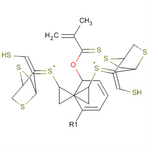 391859-46-4  2-Propenethioic acid, 2-methyl-,S,S'-[1,3-phenylenebis(thiomethylene-1,4-dithiane-5,2-diylmethylenethio-2,1-ethanediyl)] ester
