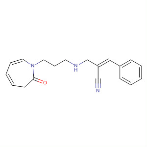 391864-44-1  2-Propenenitrile,2-[[[3-(hexahydro-2-oxo-1H-azepin-1-yl)propyl]amino]methyl]-3-phenyl-,(2Z)-