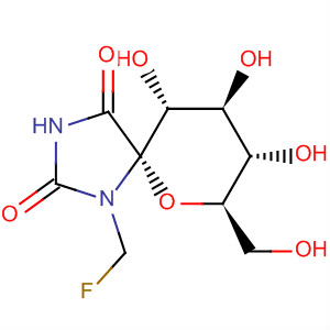 391871-28-6  6-Oxa-1,3-diazaspiro[4.5]decane-2,4-dione,1-(fluoromethyl)-8,9,10-trihydroxy-7-(hydroxymethyl)-,(5S,7R,8S,9S,10R)-