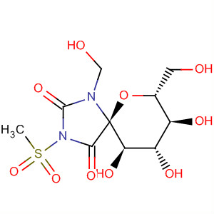 391871-58-2  6-Oxa-1,3-diazaspiro[4.5]decane-2,4-dione,8,9,10-trihydroxy-1,7-bis(hydroxymethyl)-3-(methylsulfonyl)-,(5S,7R,8S,9S,10R)-