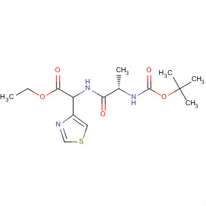 391872-27-8  4-Thiazoleacetic acid,2-[[(2S)-2-[[(1,1-dimethylethoxy)carbonyl]amino]-1-oxopropyl]amino]-,ethyl ester