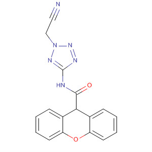 391881-18-8  9H-Xanthene-9-carboxamide, N-[2-(cyanomethyl)-2H-tetrazol-5-yl]-