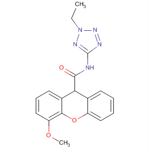 391881-29-1  9H-Xanthene-9-carboxamide, N-(2-ethyl-2H-tetrazol-5-yl)-4-methoxy-
