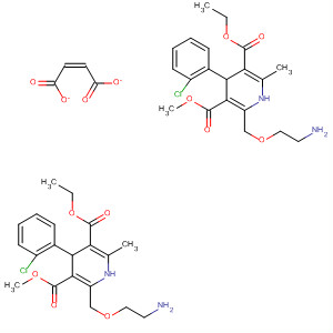 391890-34-9  3,5-Pyridinedicarboxylic acid,2-[(2-aminoethoxy)methyl]-4-(2-chlorophenyl)-1,4-dihydro-6-methyl-,3-ethyl 5-methyl ester, (2Z)-2-butenedioate (2:1)