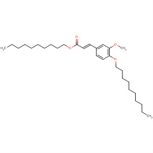 391900-33-7  2-Propenoic acid, 3-[4-(decyloxy)-3-methoxyphenyl]-, decyl ester, (2E)-