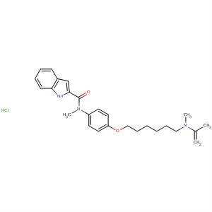 391909-87-8  1H-Indole-2-carboxamide,N-methyl-N-[4-[[6-(methyl-2-propenylamino)hexyl]oxy]phenyl]-,hydrochloride