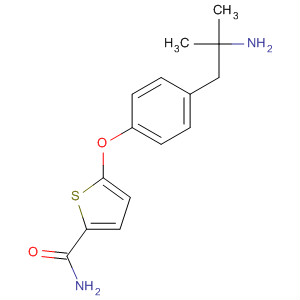391927-87-0  2-Thiophenecarboxamide, 5-[4-(2-amino-2-methylpropyl)phenoxy]-