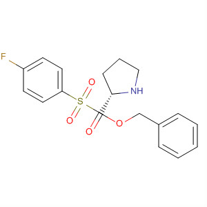 391935-04-9  L-Proline, 1-[(4-fluorophenyl)sulfonyl]-, phenylmethyl ester