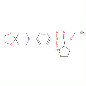 391935-37-8  L-Proline, 1-[[4-(1,4-dioxa-8-azaspiro[4.5]dec-8-yl)phenyl]sulfonyl]-, ethylester