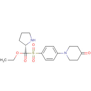 391935-39-0  L-Proline, 1-[[4-(4-oxo-1-piperidinyl)phenyl]sulfonyl]-, ethyl ester