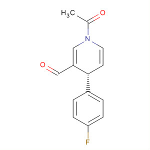391936-92-8  3-Pyridinecarboxaldehyde, 1-acetyl-4-(4-fluorophenyl)-1,4-dihydro-,(4R)-