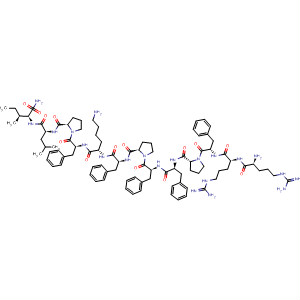 391953-61-0  L-Isoleucinamide,L-arginyl-L-arginyl-L-phenylalanyl-L-prolyl-L-phenylalanyl-L-phenylalanyl-L-prolyl-L-phenylalanyl-L-lysyl-L-phenylalanyl-L-prolyl-L-leucyl-