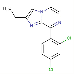 391954-18-0  Imidazo[1,2-a]pyrazine, 8-(2,4-dichlorophenyl)-2-ethyl-