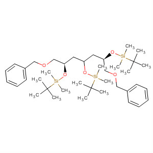 392230-15-8  4,10-Dioxa-3,11-disilatridecane,7-[[(1,1-dimethylethyl)dimethylsilyl]oxy]-2,2,3,3,11,11,12,12-octamethyl-5,9-bis[(phenylmethoxy)methyl]-, (5R,9R)-