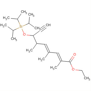 392250-73-6  2,4-Nonadien-8-ynoic acid,2,4,6-trimethyl-7-[[tris(1-methylethyl)silyl]oxy]-, ethyl ester,(2E,4E,6R,7S)-