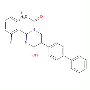 392253-61-1  4-Pyrimidinol,1-acetyl-5-[1,1'-biphenyl]-4-yl-2-(2,6-difluorophenyl)-1,4,5,6-tetrahydro-