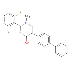 392253-76-8  4-Pyrimidinol,5-[1,1'-biphenyl]-4-yl-2-(2,6-difluorophenyl)-1,4,5,6-tetrahydro-1-methyl-