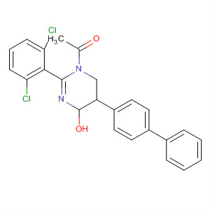 392253-92-8  4-Pyrimidinol,1-acetyl-5-[1,1'-biphenyl]-4-yl-2-(2,6-dichlorophenyl)-1,4,5,6-tetrahydro-